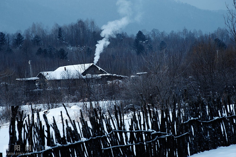 雪乡炊烟(一)
