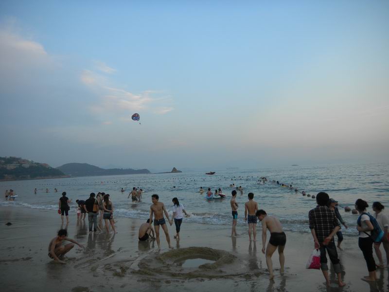 深圳——大梅沙傍晚