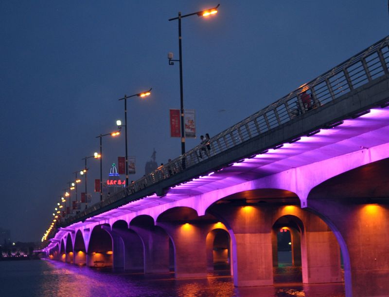 仲景大桥夜景拍摄