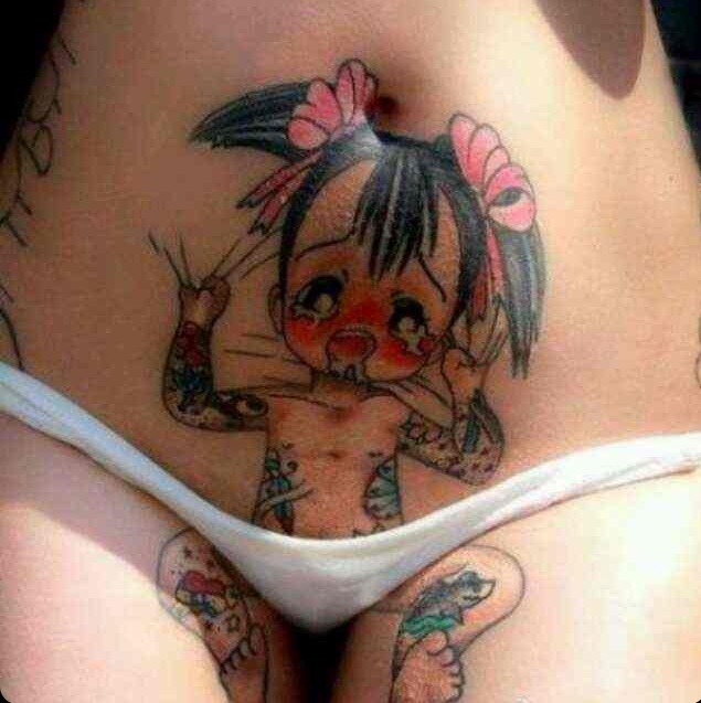 如果你看到一个有这样<em>纹身</em>得<em>女孩</em>你还忍心上她