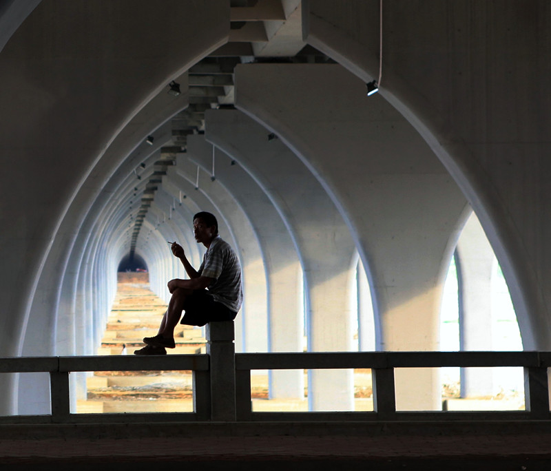 两桥一路杯二期摄影大赛[施工间歇]-两桥一路