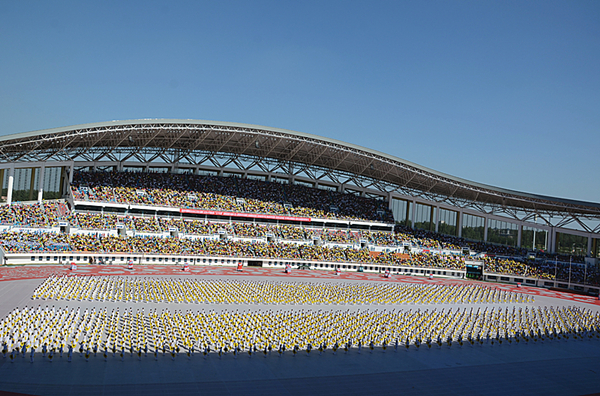 南阳农运会开幕式预演
