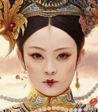 甄嬛传 插画头像 甄嬛传插画 嬛甄怎么读