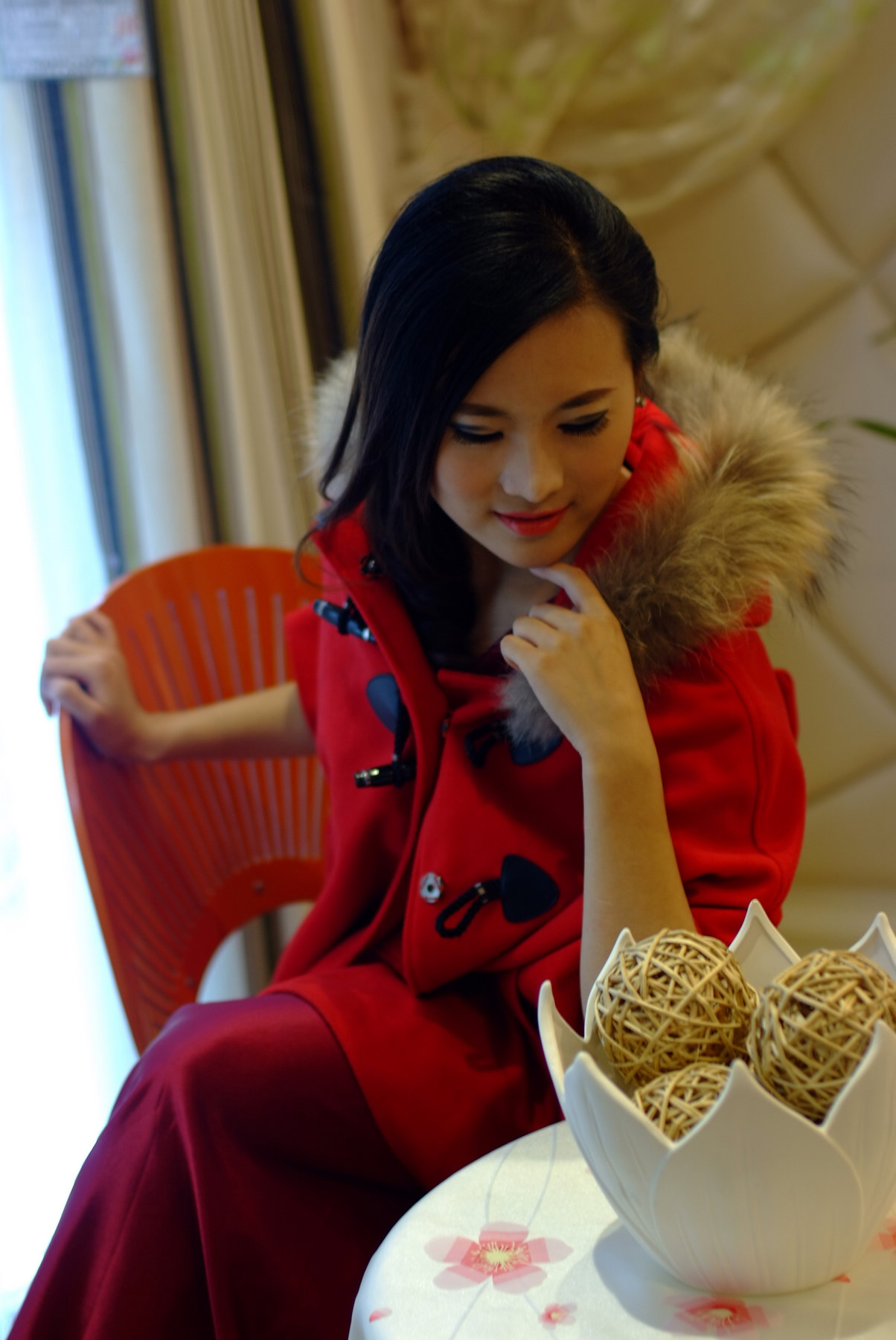 那一颔首的柔情