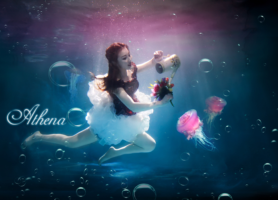 水下拍美女