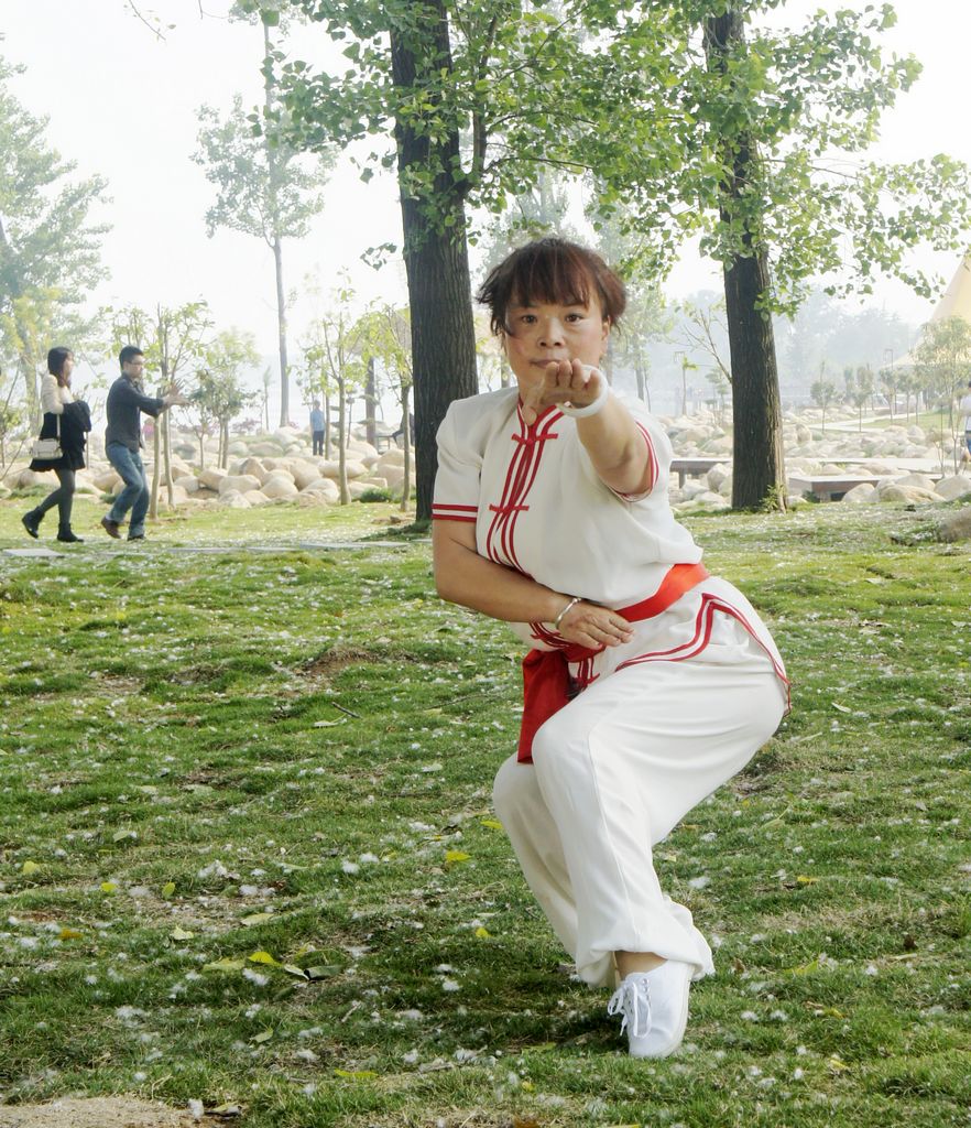 武林女侠—记包庄武术教练赵淑霞《武术长拳》