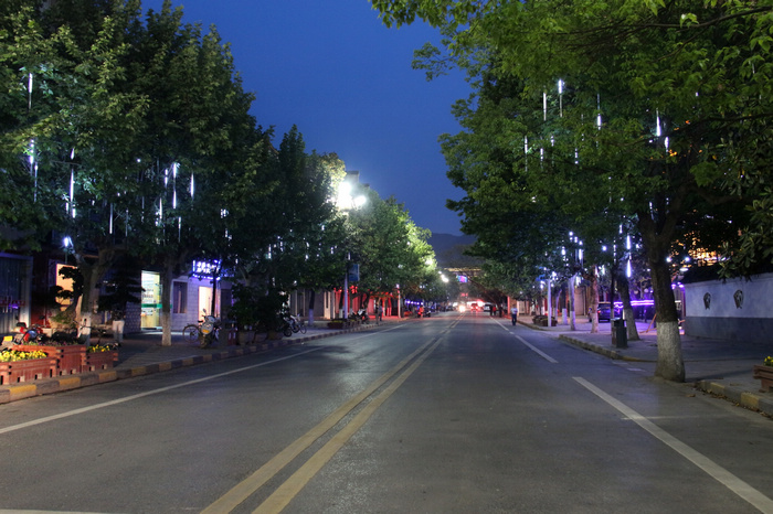 [南召 小镇夜景