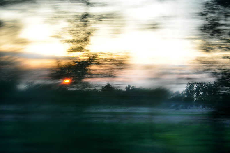 车窗外的风景