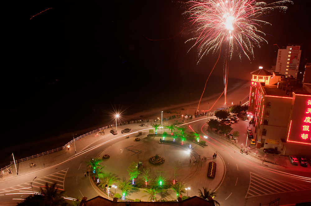 沙扒湾之夜(1)-行摄风光-36行南阳社区-bbs.01ny.cn -