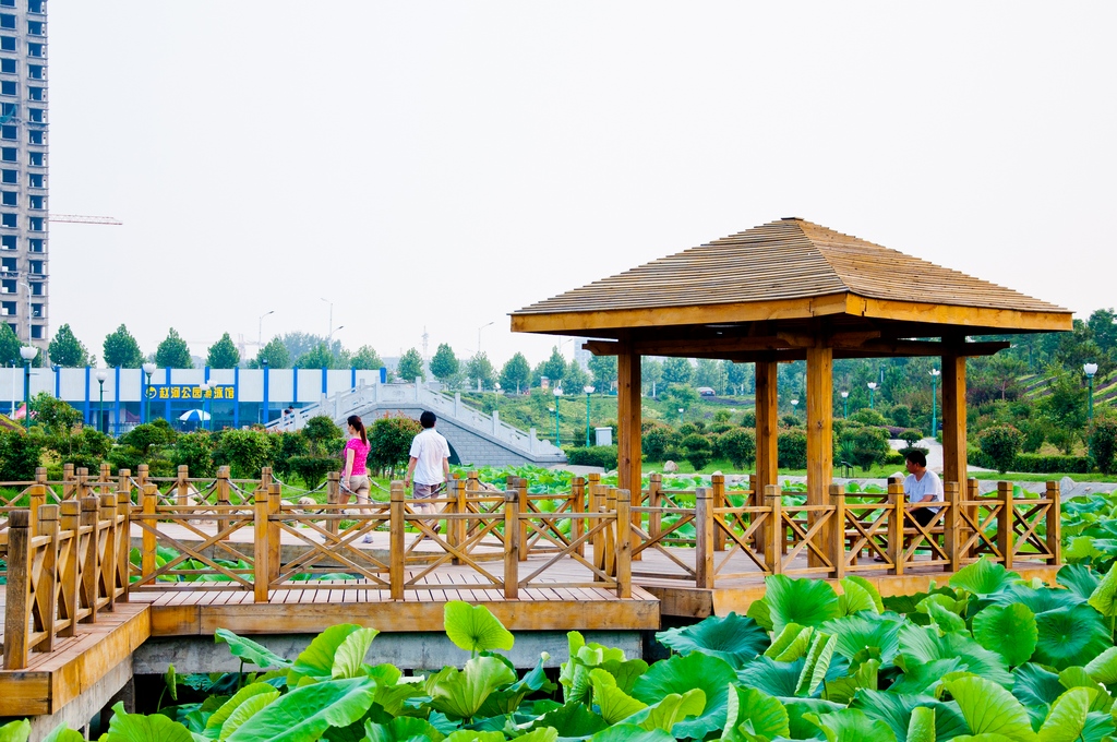 赵河公园小景