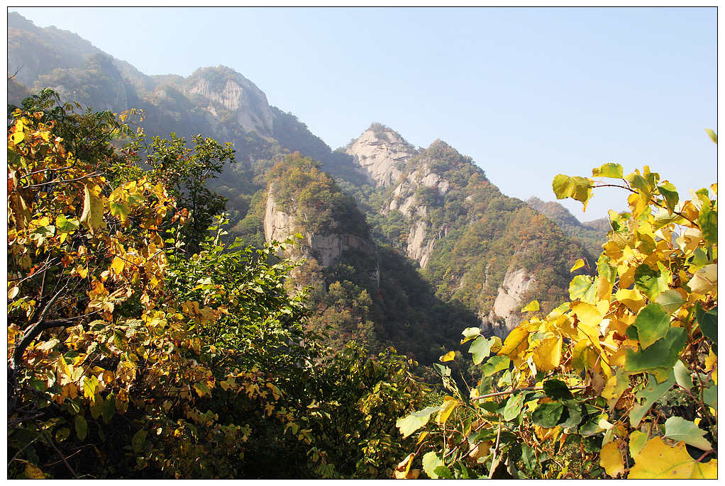 2013年重阳节鲁山部走进汝阳西泰山景区采风