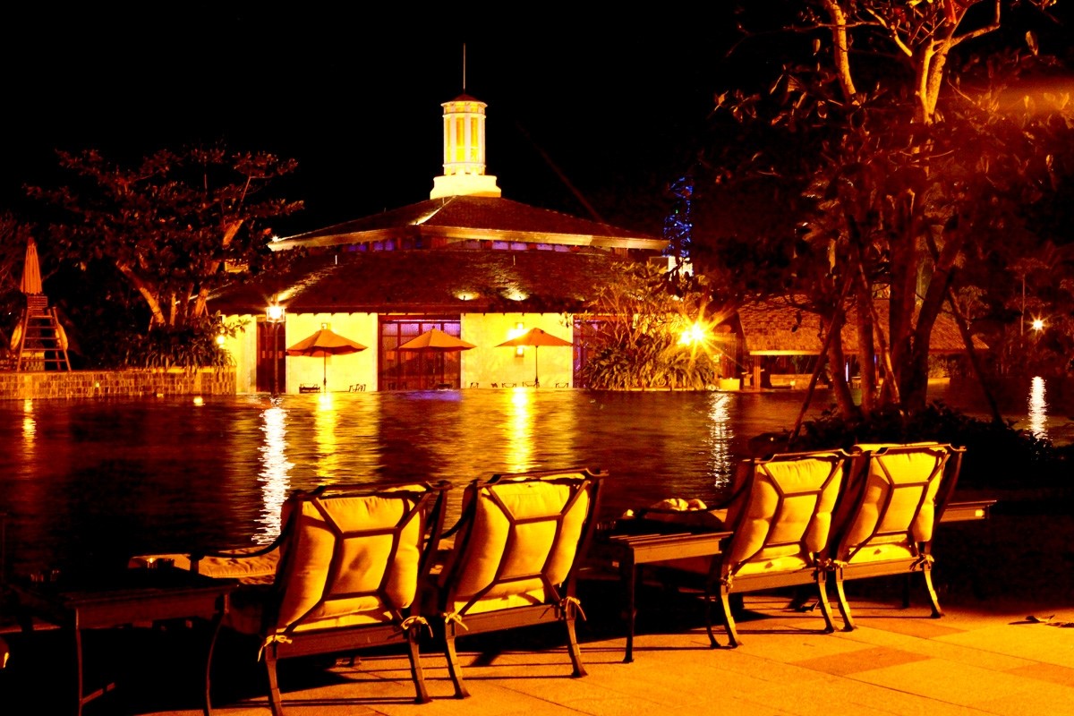 三亚海棠湾凯宾斯基酒店夜景