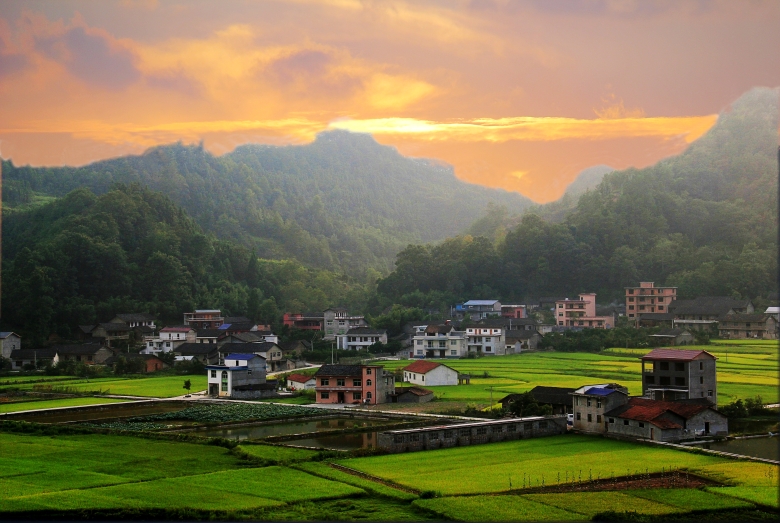 静静的小山村