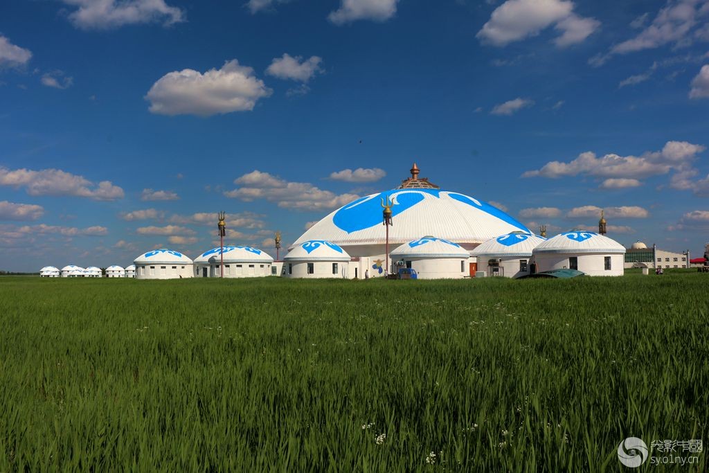 张北坝上号称世界最大蒙古包-中都清暑殿-行摄风光-36行南阳社区-36.01ny.cn