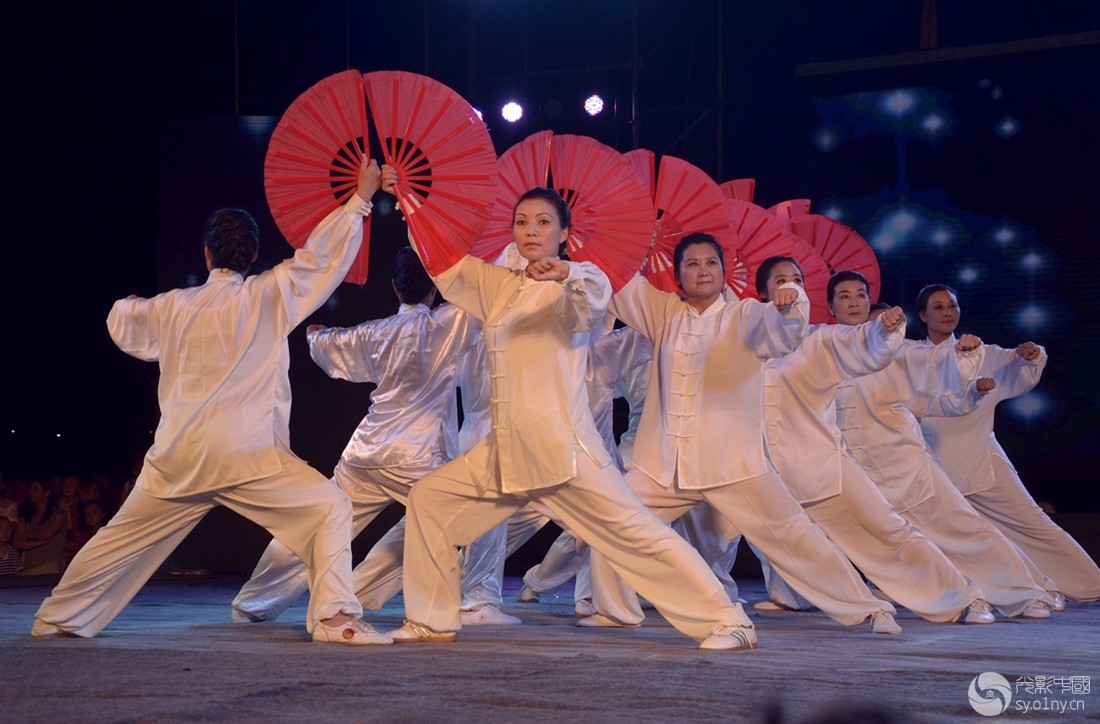 "唱响白河"社旗专场节目欣赏—太极扇表演