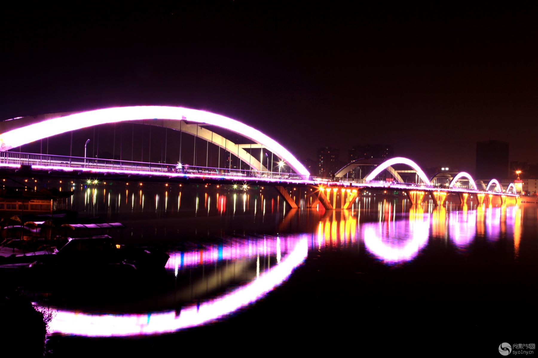 白河夜景系列之六——淯阳桥夜景