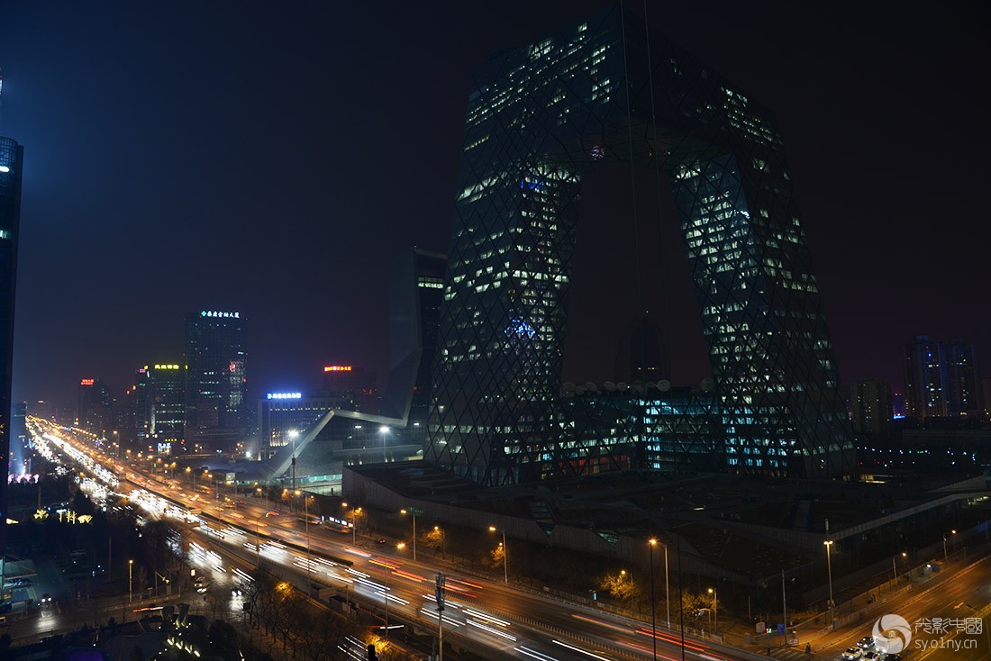 夜景东三环-行摄风光-36行南阳社区-36.01ny.cn