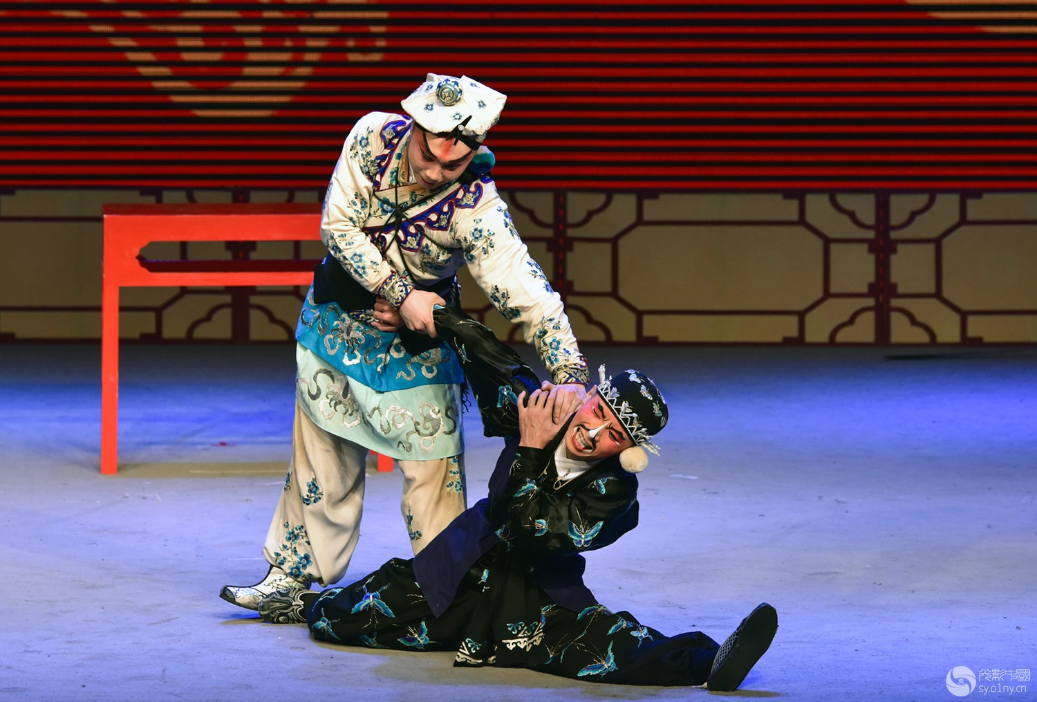 京剧-三岔口-舞台摄影