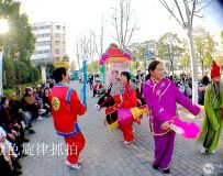 南阳群众自发民俗表演庆＂三·八〃节