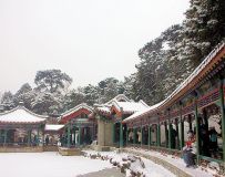 颐和园赏雪