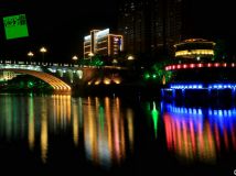 湛河桥夜景02